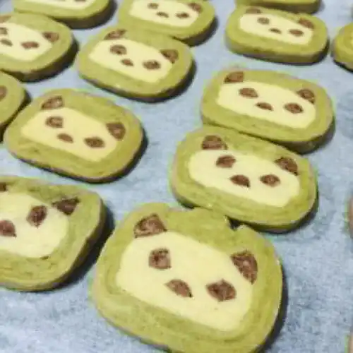  熊猫饼干曲奇小花样