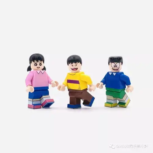  乐高第三方hobbybrick机器猫主题人仔摄影作品