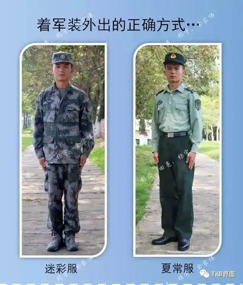  热点普法穿军装外出的正确方式新条令修订内容图解版
