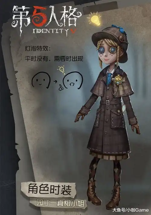  第五人格侦探奥尔菲斯的接班人园丁紫皮真相小姐变侦探