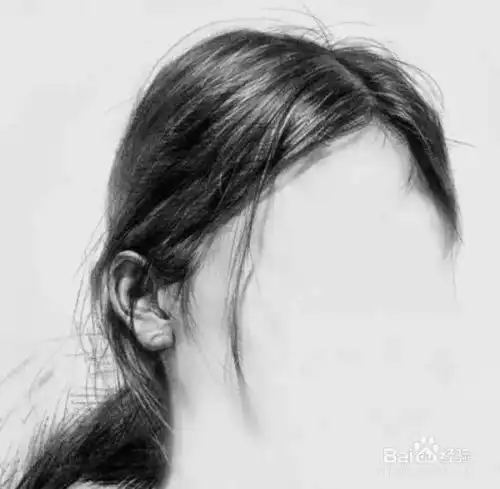  素描中头发的画法