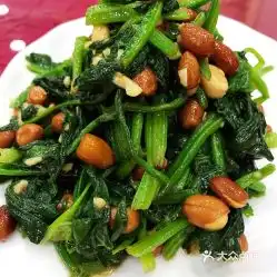  沸腾水煮鱼北辰总店的果仁菠菜好不好吃用户评价口味怎么样天津美食果仁菠菜实拍图片大众点评