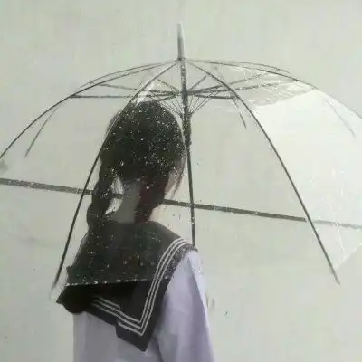  小清新背影女生头像