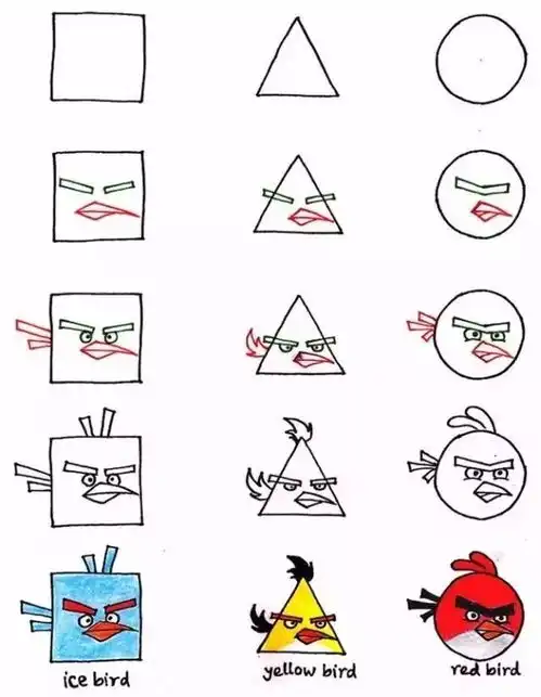  有趣实用的动物简笔画教程,可以教授图形和动物